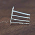 25Pair 925 Sterling Silver Earrings Posts Flat Pad Ear Stud Hypoallergenic Blank Earring Pins with 925 Sterling Silver Earring Backs for Jewelry M...