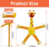 Telescopic Suction Cup Giraffe Toy, Funny Pop Tube Giraffe Toys for Toddlers,Telescopic Sensory Toys, Autism Sensory Toy for Kid Boys Year Old Age...
