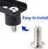 uxcell 10 Pieces M4 x 10mm TV Mount Screws, Computer TV LCD Monitor Stand Bracket Mounting Screws, Stainless Steel, Silver Tone...