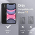 JETech Silicone Case for iPhone 11 (2019) 6.1-Inch, Silky-Soft Touch Full-Body Protective Case, Shockproof Cover with Microfiber Lining (Black)...
