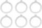 Wire Bail Rubber Jar Gaskets 3.5"(90mm), fits Bormioli Fido Jars Made in USA 6 Pieces...