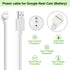 iMah Extended USB Power Charging Cable Compatible with Google Nest Cam (Battery), 6.56ft (2m)......