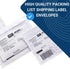 USPACKSMART 100 Units, 4.5"x5.5" Clear Packing List Shipping Label Envelopes - Heavy Duty Adhesive, Ideal for Labels, Invoices & Documents...