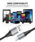 Micro USB Cable 1ft 3Pack, 12 inch Short Android Charger Cable Nylon Braided Fast Charging Cord for Samsung Galaxy S7 S6 S7 Edge S5,Note 5,PS4,Pow...