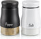 Salt and Pepper Shakers Set, Bivvclaz 5 Ounce Stainless Steel Salt and Pepper Dispenser with Glass Bottom, Cute Salt and Pepper Shakers for Modern...