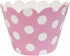 AllyDrew Standard Size Polka Dots Cupcake Wrappers (Set of 20), Pink...