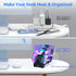 5-Port USB-C Fast Charging Station for Multiple Devices - Compatible with Phone, iPad, Tablet - Multi Device Family Charging Organizer with Free A...
