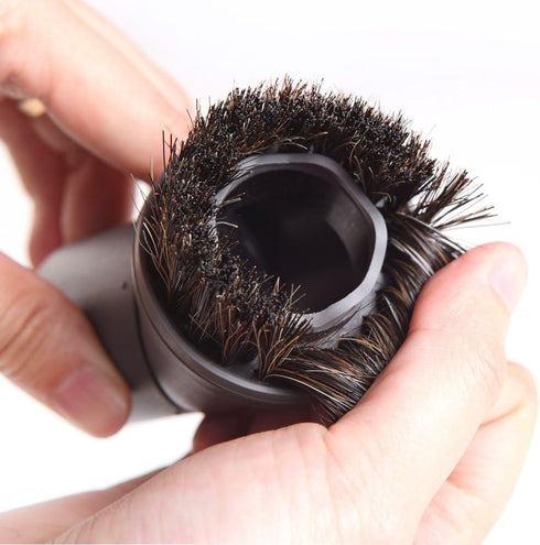 EZ SPARES Vacuum Cleaner Universal Horsehair Dust Small Mini Floor Brush Cleaning Rotating Brush Accepting Replacement for Like Miele 07132710...