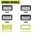 One Blade Guard, Beard Trimmer Guide Comb 1/2/3/5 MM for One Blade Shaver, Adjustable Guide Comb Guard for One Blade Shaver QP2520 QP2530 QP2620 Q...