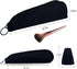 Aosbos Travel Makeup Brush Holder Bag, Small Cosmetic Pouch Organizer for Make Up Brush Traveling Case, Black Multi-functional Pouch...