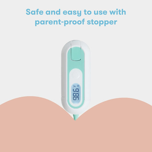 Frida Baby 3-in-1 True Temp Digital Thermometer for Fevers: Babies & Kids (Rectal, Underarm + Oral)...