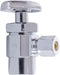 Everflow Supplies 71212PR-NL 1/2 X 3/8" CHROME PLATED No Lead BOXED ANGLE STOP VALVE WITH A SOLDER CUP AND A COMPRESSION CONNECT...