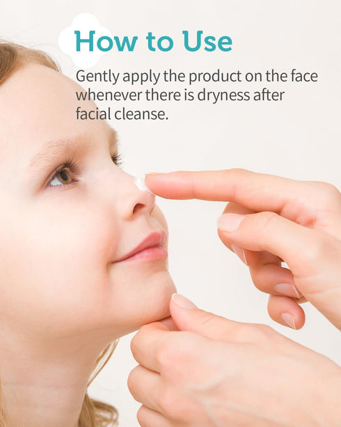 Kids Face Lotion - Korean Kids Face Moistuzier for Dry and Sensitive Skin - Mild Formula with Ceramide - Dermatested, Non-Greasy, 2.7 fl.oz....
