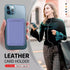 Magnetic Card Wallet Holder with MagSafe for iPhone 14 Series/iPhone 13 Series and iPhone 12 Series, (Wisteria)...