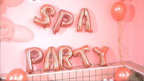 LaVenty 13 PCS SPA PARTY Balloons Spa Party Banner Spa Theme Birthday Salon Makeup Party Decoration...
