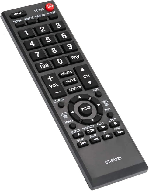 Beyution CT-90325 Replacement Remote Control Fit for Toshiba TV 32SL700A 26SL700A 22SL700A 40E200UL 32DTL 32C100UL 40E20 23L2300U1 29L1350UM 32L13...