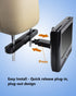 Car Headrest Mounts, Angle Adjustable Headrest Dual Screen DVD Player Mount Holders, 2 Mounting Brackets WONNIE/FANGOR/Sylvania Dual Screen DVD Pl...