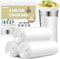 Small Trash Bags 4 Gallon - 100 Count 4 Gallon Trash Bag, Small Garbage Bags for Office Bedroom Bathroom Trash Bags, White 4 Gal Small Trash Can L...