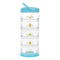Innobaby Packin' Smart Stackable and Portable Storage System for Formula, Baby Snacks and more. 5 Stackable Cups in Blueberry Sorbet. BPA Free....