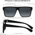 ANDWOOD Square Polarized Sunglasses For Men Women UV Protection Oversized Flat Top Big Shades Fashion Driving Sun glasses...