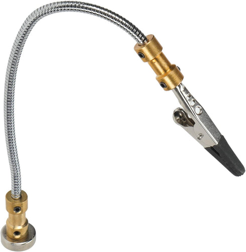 Walfront Single Arms Soldering Helping Hands with Magnetic Base Adjustable Welding Third Hand Tool for Electronics Repair Assembly Duplex Workshop...