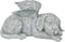 Cherish Your Beloved Canine Companion with The Angel Dog Memorial Statue - Garden Resin Sleeping Dog Statue with Wings - Resin and Stone Dog Memor...