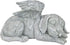Cherish Your Beloved Canine Companion with The Angel Dog Memorial Statue - Garden Resin Sleeping Dog Statue with Wings - Resin and Stone Dog Memor...