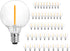 SUNTHIN 25 Pack G40 LED Bulbs, 1W LED Bulbs with E12 Base, 5 Watt Incandescent Bulbs Equivalent, Warm White 2700K, Replacement Bulbs for Globe Str...