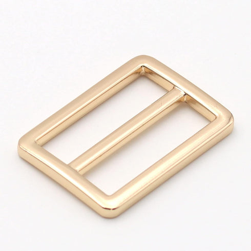 JWBIZ 8pcs Flat Metal Slide Buckle Belt Adjuster Sliders Tri Glide Strap Hardware Clasp (Gold, 1 1/4 Inch)...