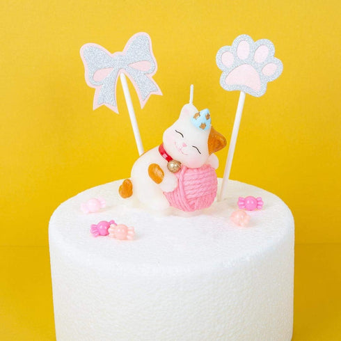 Cute Cat Birthday Candles Cake Topper Animal Candles for Birthday Festive Party Supplies and Wedding Favor (Cat)...
