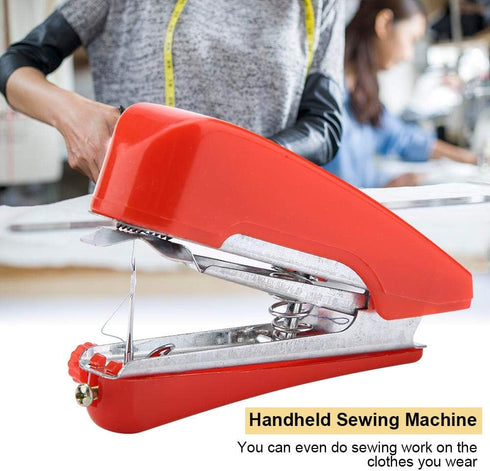 Handheld Sewing Machine, Mini Portable Stitch Manual Sewing Machine, Quick Repairing Tool for Home Office Car Travel Use...