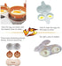 Microwave Egg Poacher, Poached Egg Cooker with Measure Cup, Dishwasher Safe BPA Free, Egg Maker Poached Egg Steamer Kitchen Gadget Mother Day Gift...