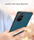 for OnePlus 8T 5G Case, Soft TPU Artificial Leather case,Extremely Light Ultra-Light Camera Protection Leather Cover Case for OnePlus 8T 5G (Teal)...