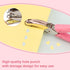 Heart Shaped Hole Puncher 1/4 Inch 2 Pcs Paper Punches Cute Single Hole Punch Scrapbooking Paper Cutter Perforator for DIY Handcraft...
