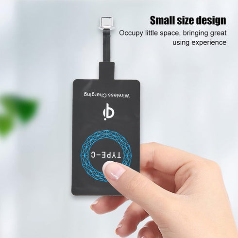Wireless Charger, 2PCS Type C Wireless Charger Self Adhesive Sticker Charging Receiver for Mobile Phone...
