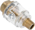 Oiler Lubricator, 1/4" BSP Mini In Line Air Tool Oil Lubricator, Oiler Compressor Pipe Automatic Lubrication for Pneumatic Tool Air Compressor Pip...
