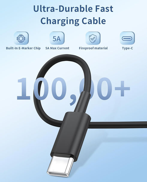 Type C Charger Fast Charging,2Pack 25W Super Fast USB C Charger Block with 6Ft USB C Cable Compatible with Samsung Galaxy S24 Ultra/S23/S22/S21/S2...
