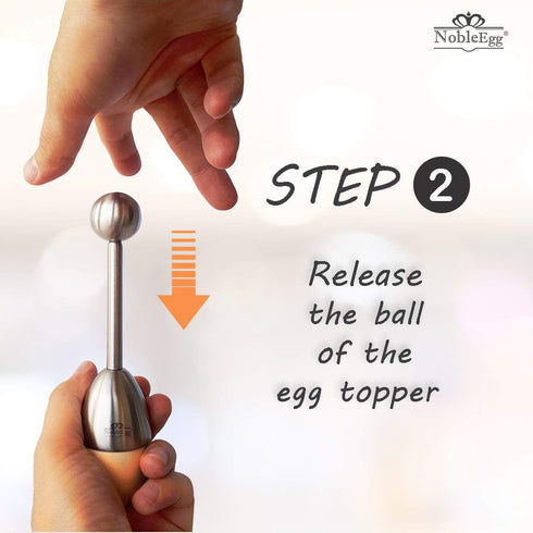 NobleEgg Egg Topper Opener Cracker Tool | Easily Cut and Remove the Top of Soft-Boiled Eggs...
