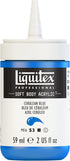 Liquitex Professional Soft Body Acrylic Paint, 59ml (2-oz) Bottle, Cerulean Blue...