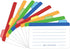 Index Cards Guide Dividers 4x6 inches, the Blank Index Cards Guide, 1/4 Cut Tabbed Note Cards, File and Recipe Guides, 400gsm Paper, Assorted Colo...