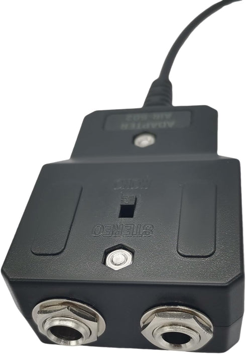 General Aviation Headset Adapter to Helicopter,Stereo Mono Switch,Adapt GA Headphone to Helicopter,7.0mm Civilian Wired U174U Plug?Military Wiring...