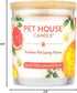 One Fur All Citrus Candle 9 OZ Plant-Based Soy Candle, Clean Burning and Long Lasting Air Freshener with a 60 Hour Burn Time - Ruby Red Grapefruit...