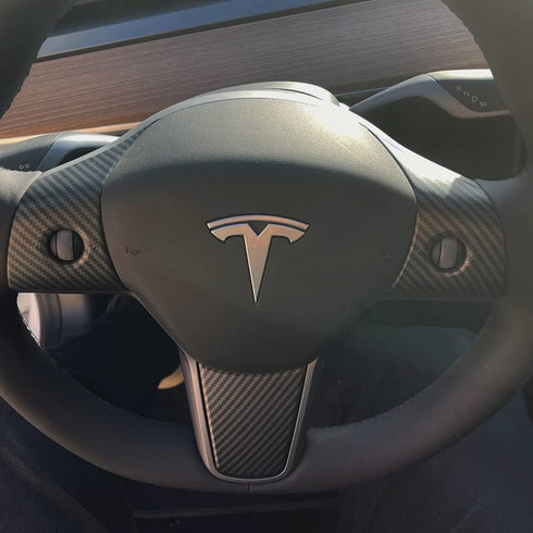 Steering Wheel Covers Compatible with Tesla Model 3 & Y...