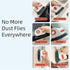 2 in1Groove Cleaning Brush Window Track Cleaning Tools,Multifunction Hard Bristle Crevice Cleaning Brush with Hidden Scraper,Grout Cleaner Grip Br...