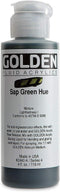 Golden Fluid Acrylic, 4 ounce bottle, Sap Green Hue...