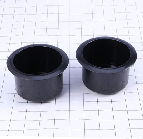 Cup Holder Insert for Rv Boat Car Couch Golf Cart, Recliner-Handles Replacement Cup Holder Insert, Plastic Universal Drop for Pontoon Table Sofa 2...