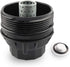 Oil Filter Housing Cap Assembly, Replaces 15620-36020, 15620-36010 Compatible with Toyota Lexus Scion - Avalon Camry Highlander RAV4 Sienna Tacoma...