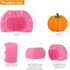 Actvty 3D Pumpkin Silicone Molds, 6 Pcs Half a Pumpkin Chocolate Candy Fondant Mold for Halloween Thanksgiving Fall Baking, Cake Decoration, Soap ...