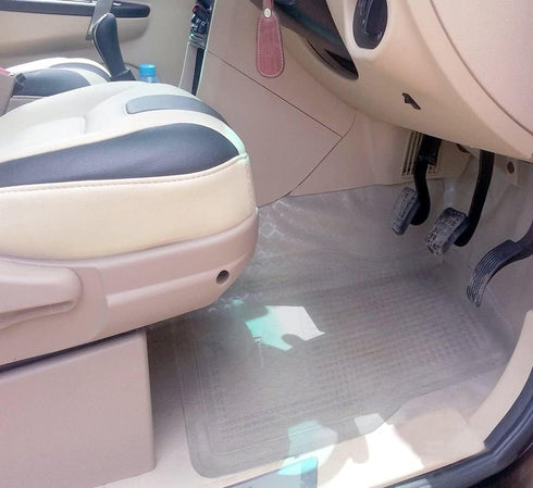 Zento Deals Car Floor Mat -Heavy Duty Weather Protection Mats (Clear)...