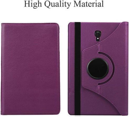 360 Degree Rotating Tablet Case Compatible with Samsung Galaxy Tab A 8.0 (2017 Release), Premium PU Leather Auto Wake/Sleep Stand Cover for Tab A ...
